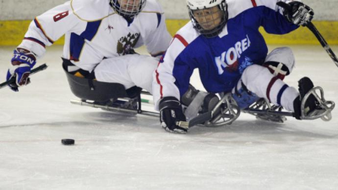 Russian sledge hockey players face first international test