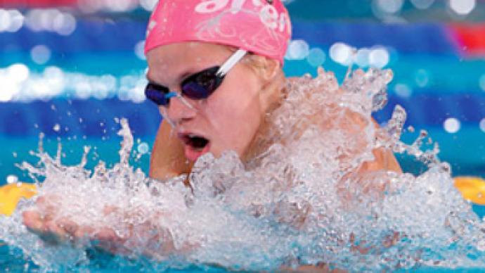 Teen makes Russian swimming history in Rome