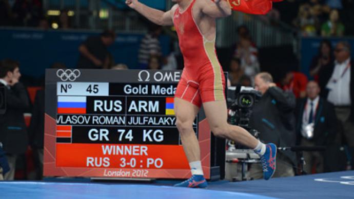 Battle-ready: Russian Olympic wrestling champ enlists in army