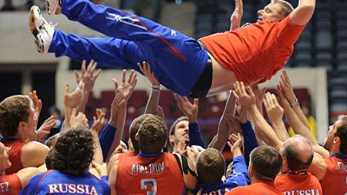 Russian volleyball team grab World Cup