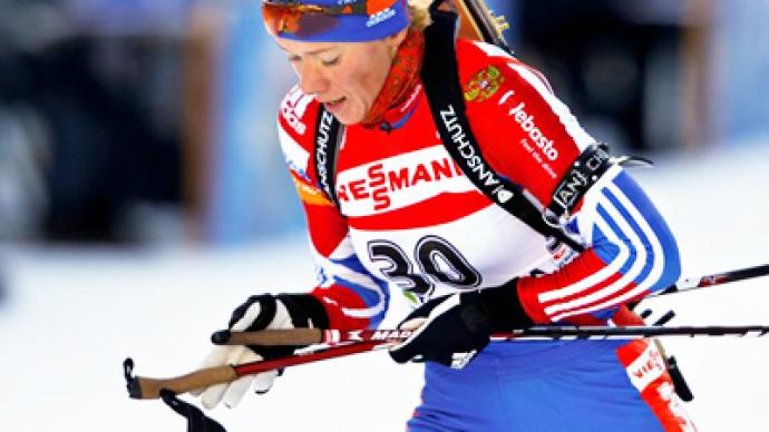 Russia grabs first gold of biathlon season 