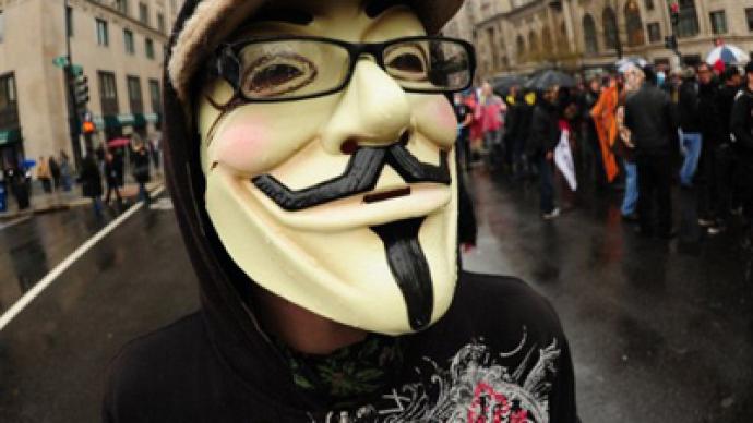 Anonymous attacking creators of indefinite detention bill 