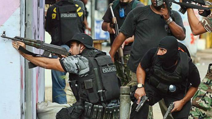 Brazilian military raids favelas in Rio de Janeiro