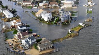 Sandy strikes: Superstorm batters US East Coast