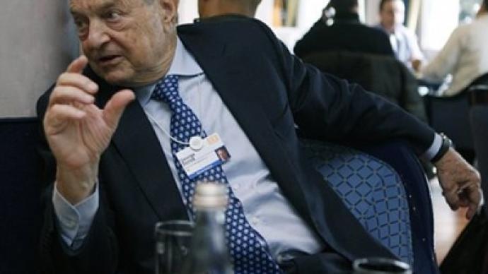 George Soros gets violent in bed