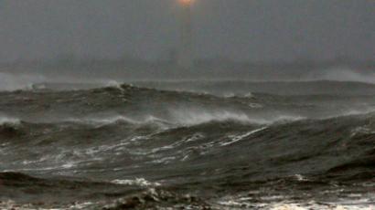 Sandy strikes: Superstorm batters US East Coast
