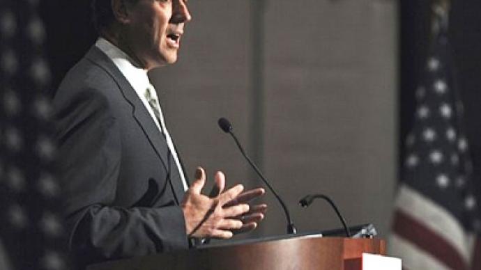 Santorum signs anti-gay, anti-porn pledge