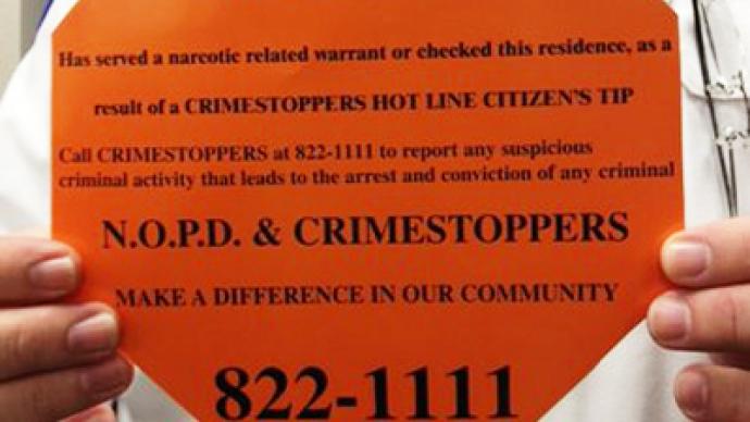 Cops to sticker New Orleans homes with a 'Scarlet Letter'