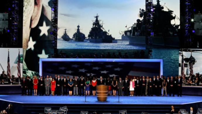 Privet! Russian warships feature prominently in DNC salute to US vets