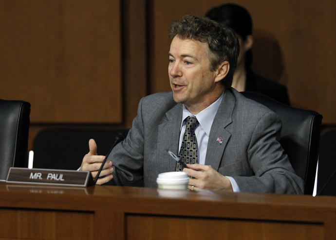 Senator Rand Paul (R-KY) (Reuters/Gary Cameron)