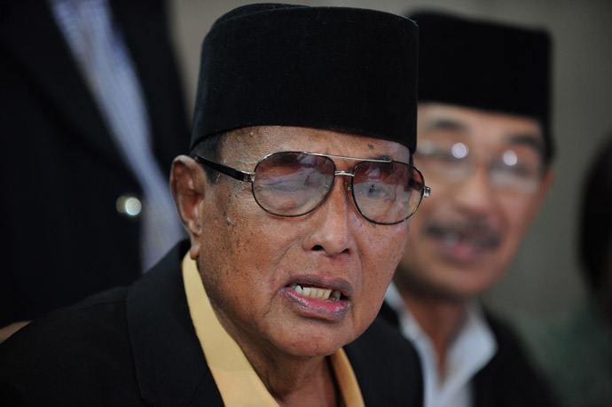 The self-proclaimed Sultan of Sulu Jamalul Kiram III (AFP Photo)