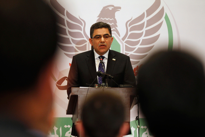 Syria's provisional prime minister Ghassan Hitto speaks during a news conference in Istanbul March 19, 2013 (Reuters / Osman Orsal) 