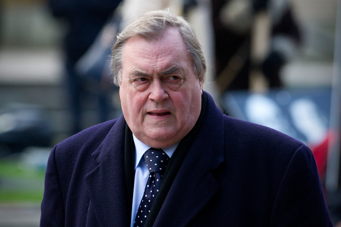 Former Labour deputy prime minister John Prescott (AFP Photo / Carl Court)