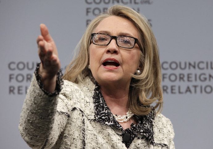Former U.S. Secretary of State Hillary Clinton (Reuters/Yuri Gripas)