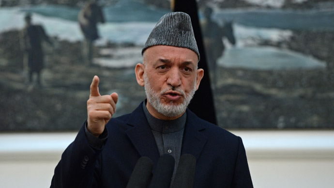 Afghanistan President Hamid Karzai (AFP Photo)
