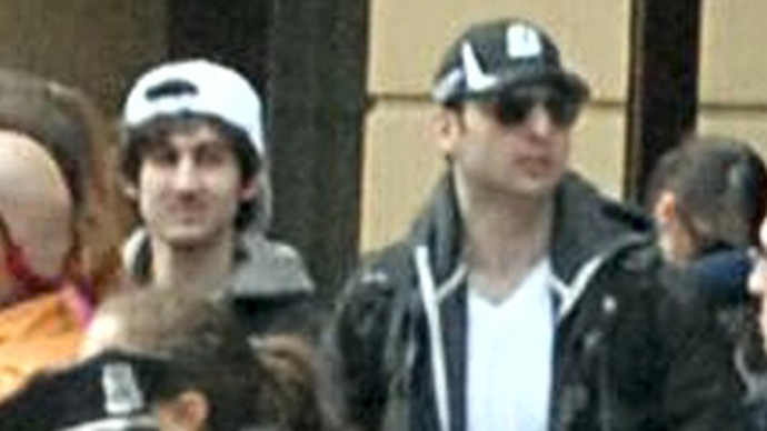 Dzhokhar (L) and Tamerlan Tsarnaev. 