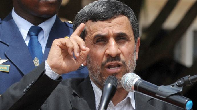 Iranian President Mahmoud Ahmadinejad.(AFP Photo / Plus Utomi Ekpei)