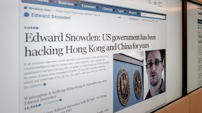 Media attacks on Snowden ‘serving the interests of the surveillance state’
