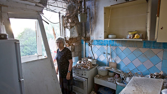 Aftermath of the armed hostilities in Tskhinvali, South Ossetia, 2008 (RIA Novosti / Maksim Avdeev)