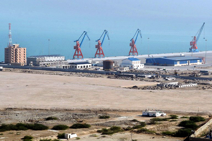 A view of the Beijing-funded "megaport" of Gwadar, in southwestern Pakistan (AFP Photo)