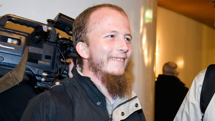 Gottfrid Svartholm Warg, the co-founder of Pirate bay, is pictured in Stockholm.(Reuters / Scanpix Sweden)