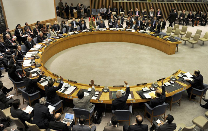 Members of the United Nations Security Council (AFP Photo / Timothy A. Clary)