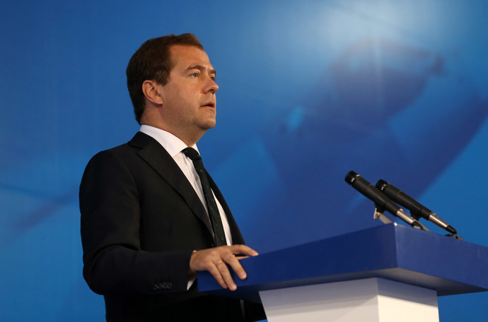 Russian Prime Minister Dmitry Medvedev (RIA Novosti/Ekaterina Shtukina)