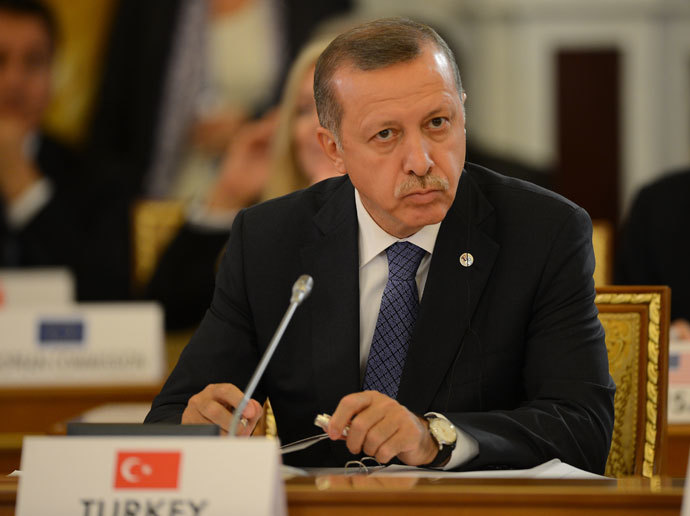 Turkeyâs Prime Minister Recep Tayyip Erdogan.(AFP Photo / Vladimir Astapkovich)
