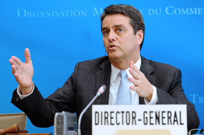 The new Director-General of the World Trade Organization (WTO), Roberto Azevedo.(AFP Photo / Alain Grosclaude)