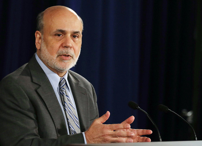 Federal Reserve Chairman Ben Bernanke speaks during a news conference at the Federal Reserve, September 18, 2013 in Washington, DC. (Mark Wilson/Getty Images/AFP)