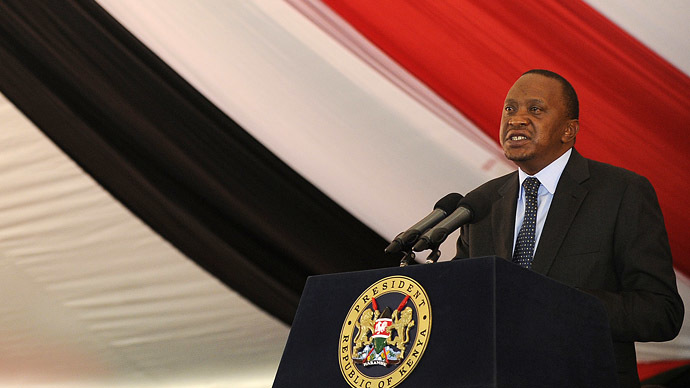 Kenya's President Uhuru Kenyatta (AFP Photo/Simon Maina)