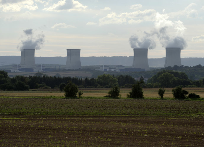The Cattenom nuclear power plant in Cattenom, northeastern France. (AFP Photo)