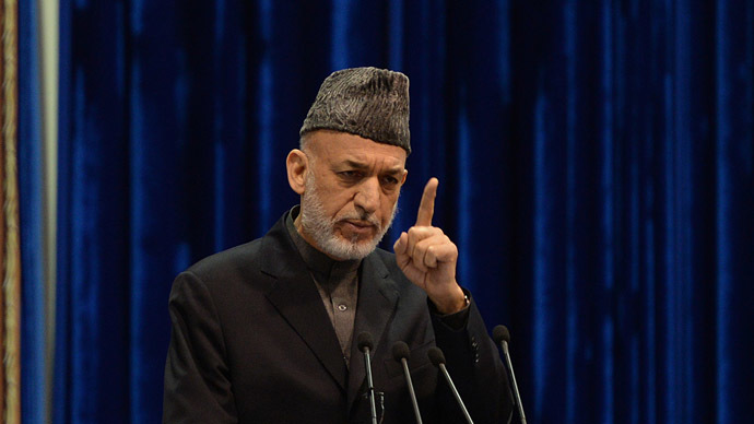 Afghan President Hamid Karzai (AFP Photo/Massoud Hossaini)