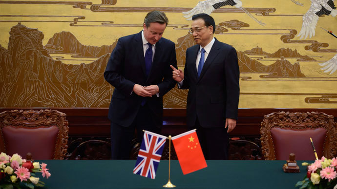 ​Salesman David Cameron makes up to China