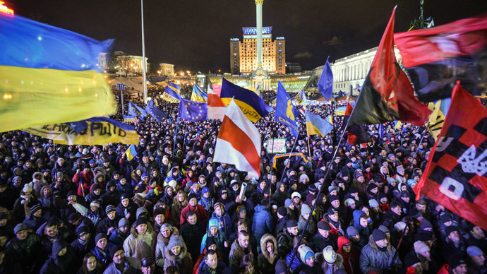 ​‘It’s about democracy’: EU delegation urges Ukraine protesters to seek referendum