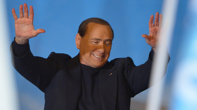 Italy's former Prime Minister Silvio Berlusconi (AFP Photo)