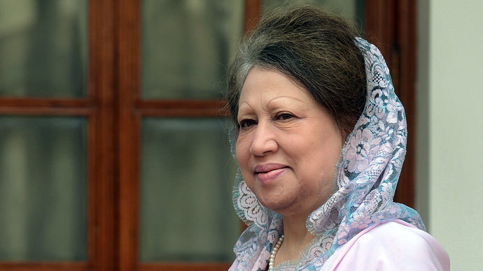 President of the Bangladesh Nationalist Party,(BNP), Begum Khaleda Zia.(AFP Photo / Raveendran)