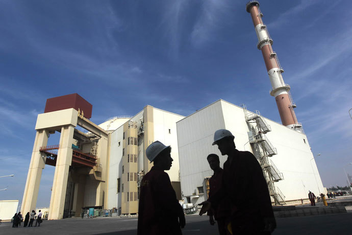The reactor building at the Russian-built Bushehr nuclear power plant, 1200 kms south of Tehran.(AFP Photo / Majid Asgaripour)