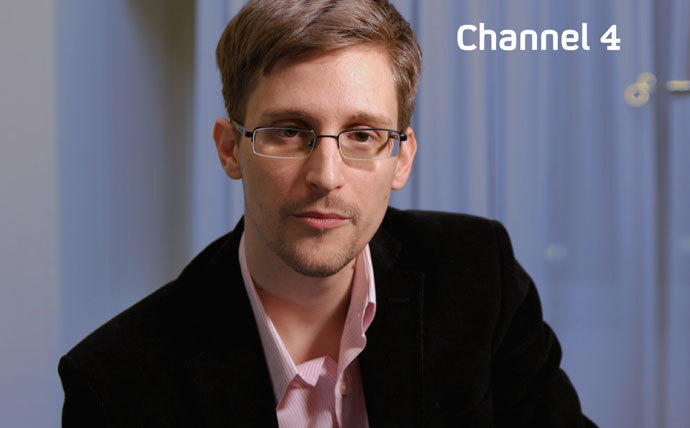 Edward Snowden.(AFP Photo / Channel 4)