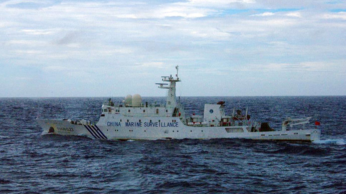 Chinese marine surveillance ship cruising near the disputed islets known as the Senkaku islands in Japan and Diaoyu islands in China, in the East China Sea.(AFP Photo / Japan Coast Guard)