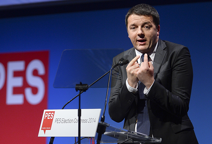 Italian Prime Minister Matteo Renzi (AFP Photo / Andreas Solaro)