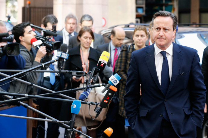 Britain's Prime Minister David Cameron.(Reuters / Pascal Rossignol )