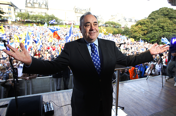 Scotland's First Minister and leader of the Scottish National Party, Alex Salmond (Reuters / David Moir)
