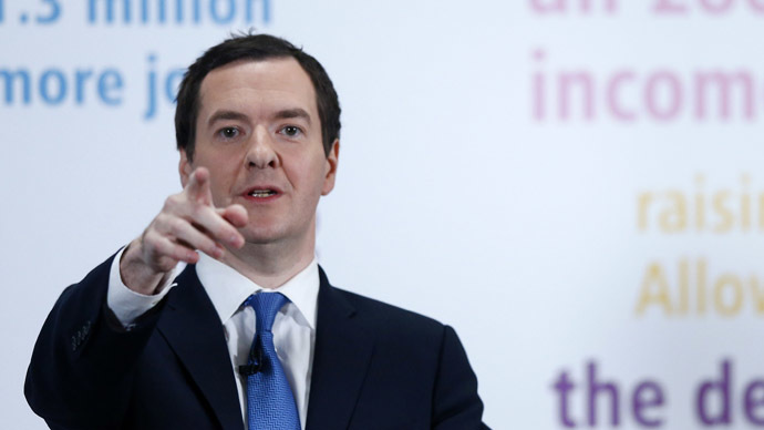 Britain's Chancellor of the Exchequer George Osborne (Reuters)