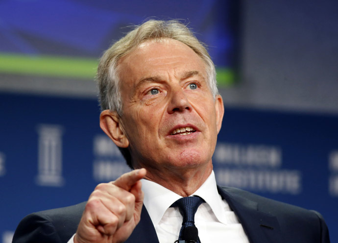 Former British Prime Minister Tony Blair (Reuters)