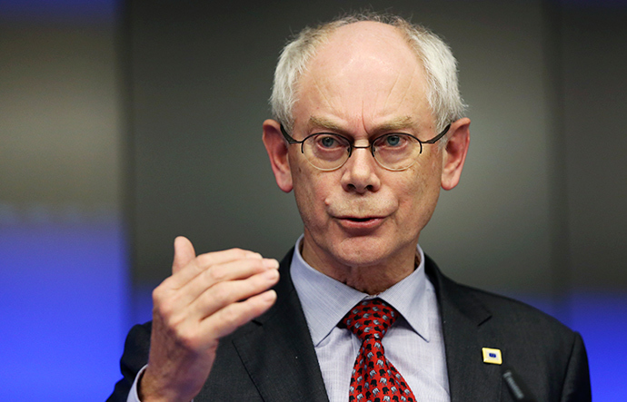 European Council President Herman Van Rompuy (Reuters / Francois Lenoir)