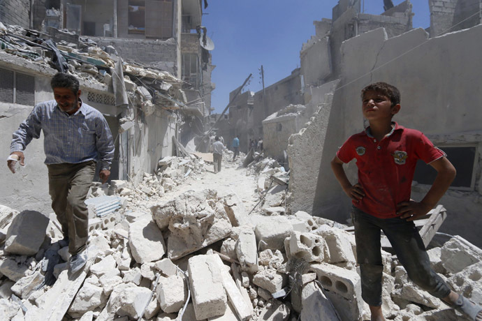 Aleppo May 17, 2014. (Reuters/Aref Haj Youssef)