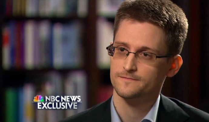 Edward Snowden (AFP Photo/NBC News)