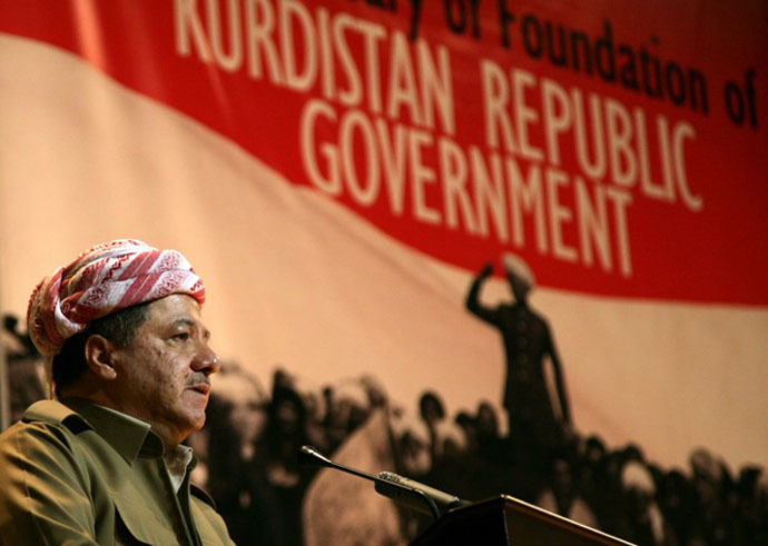Iraqi Kurdish leader Massud Barzani (AFP Photo / Safin Hamed)