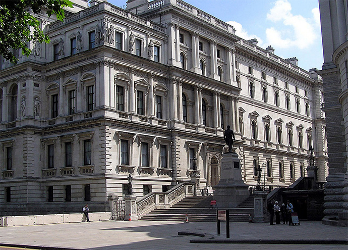 The Foreign and Commonwealth Office, Whitehall, London (Image from wikipedia.org)
